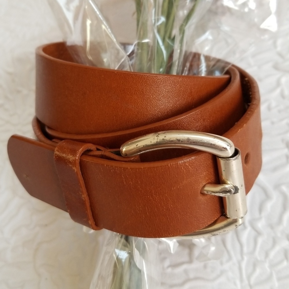 Anne Klein Caramel Genuine Leather belt